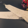 Митенки для невесты белые 38см с аппликацией перламутр, фото 1